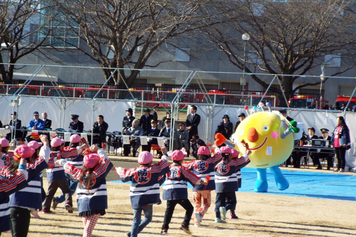 平成30年那珂市消防出初式の写真