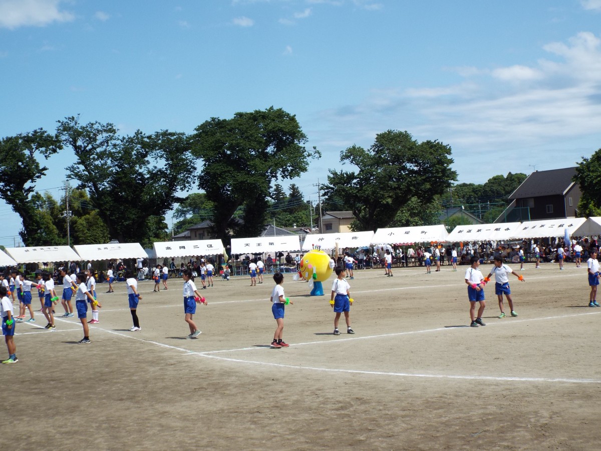 額田小学校運動会の写真