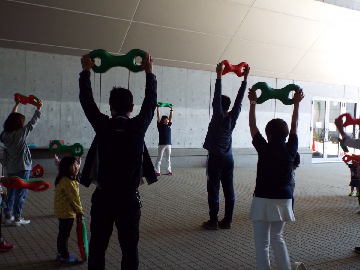 笠松運動公園500日前イベントの写真