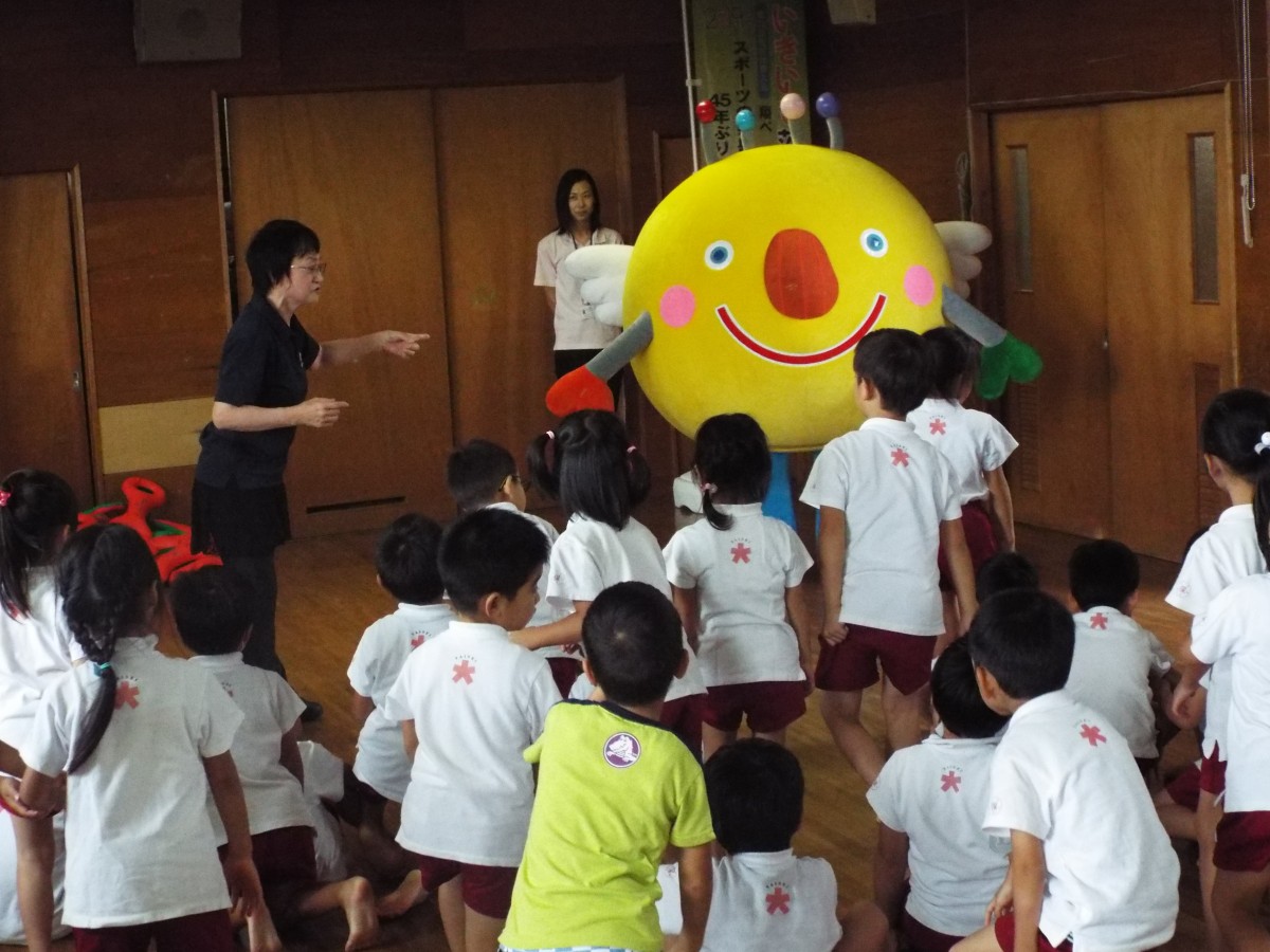 大成学園額田保育園ダンスキャラバンの写真