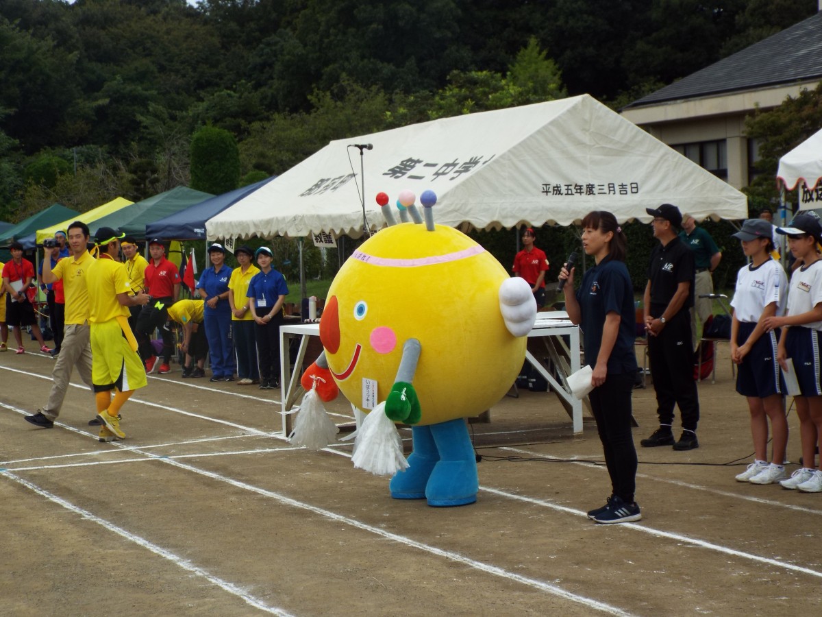 那珂市立第二中学校の体育祭の写真