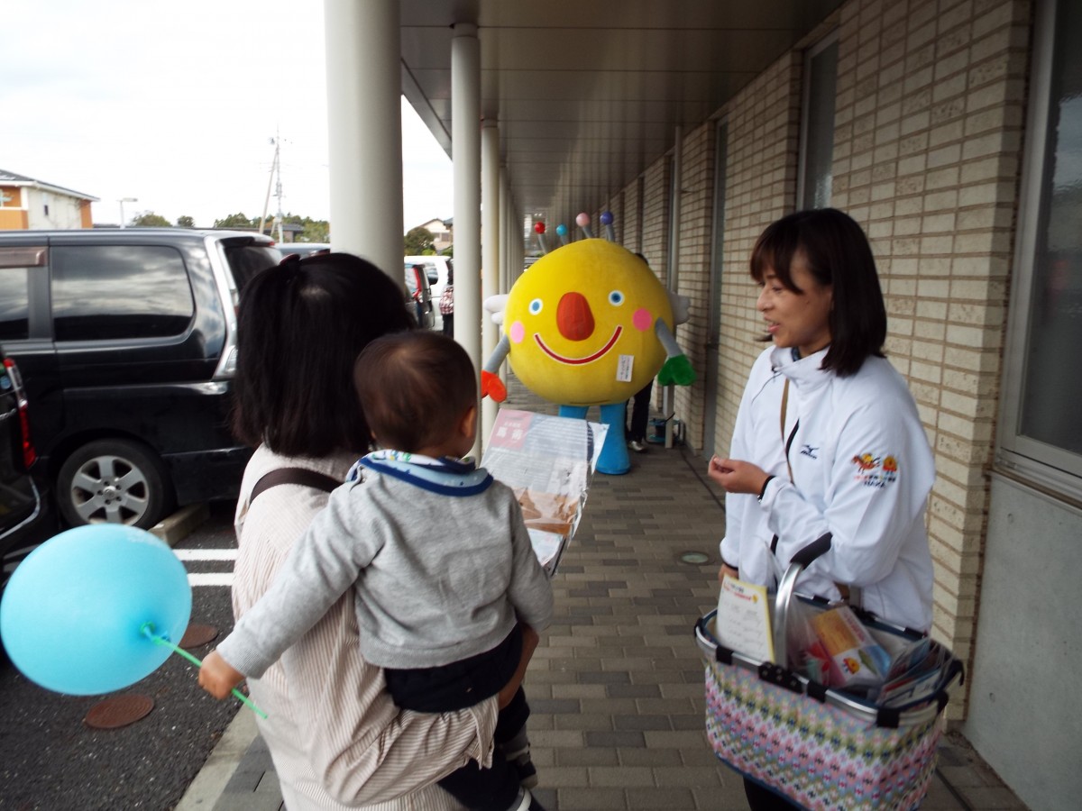 菅☆まち☆カフェで国体をPR!の写真