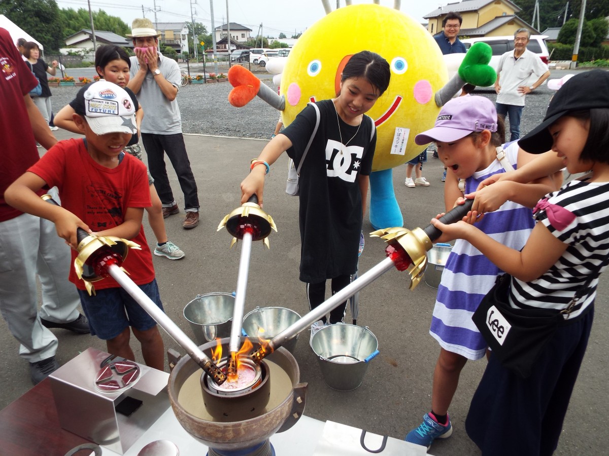 五台・瓜連・木崎地区の採火イベントを行いました!の写真