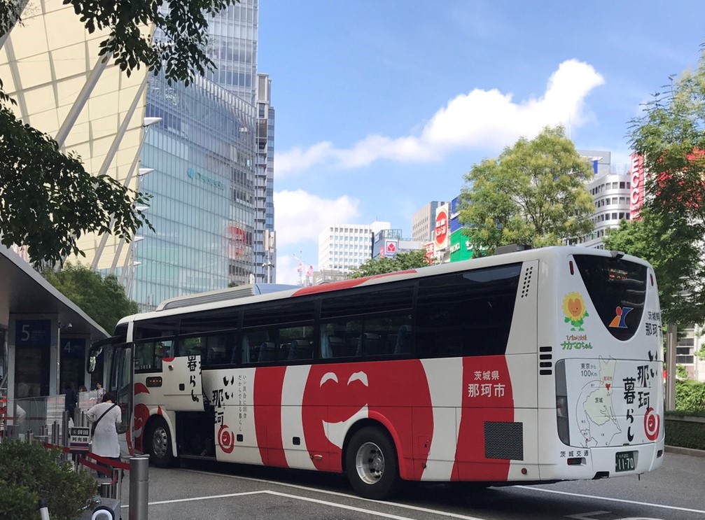 いぃ那珂暮らし号に東京駅にて乗車中(1)