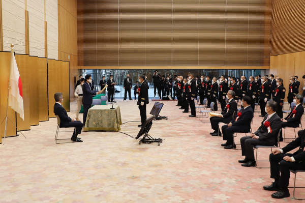 式展会場の様子2