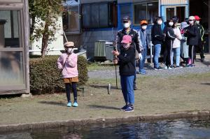 ニジマス釣り