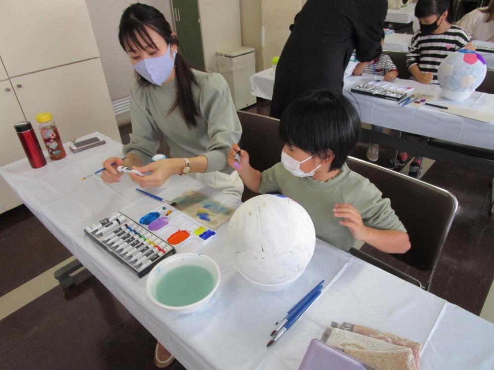 活動の様子・リボーンアートボール1