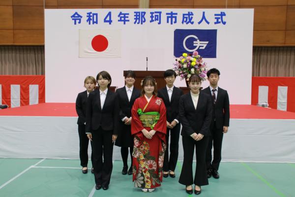 令和4年那珂市成人式実行委員の様子(式典1)