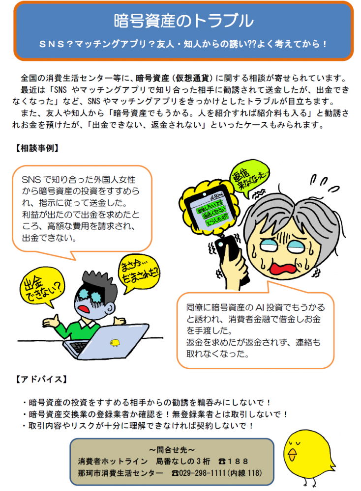暗号資産のトラブル