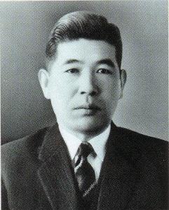 那珂市名誉市民　故　岩上　二郎　氏