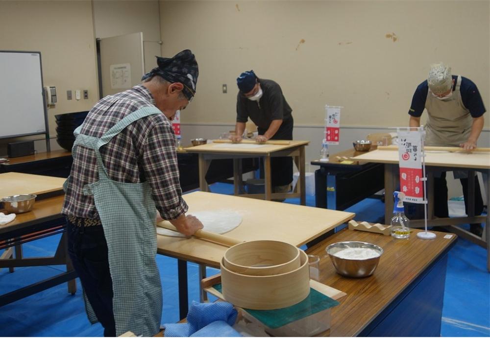 夜の蕎麦打ち入門の画像