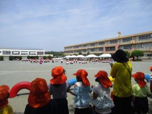 運動会見学