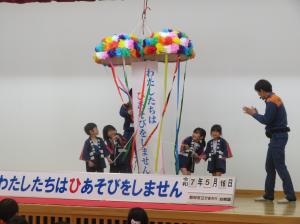 くす玉割