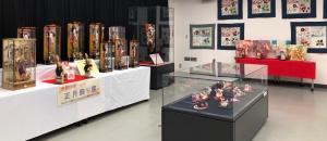 昨年の正月飾り展の様子1