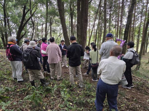 額田城跡見学会