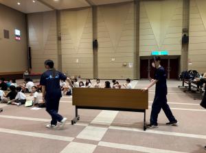 会場準備