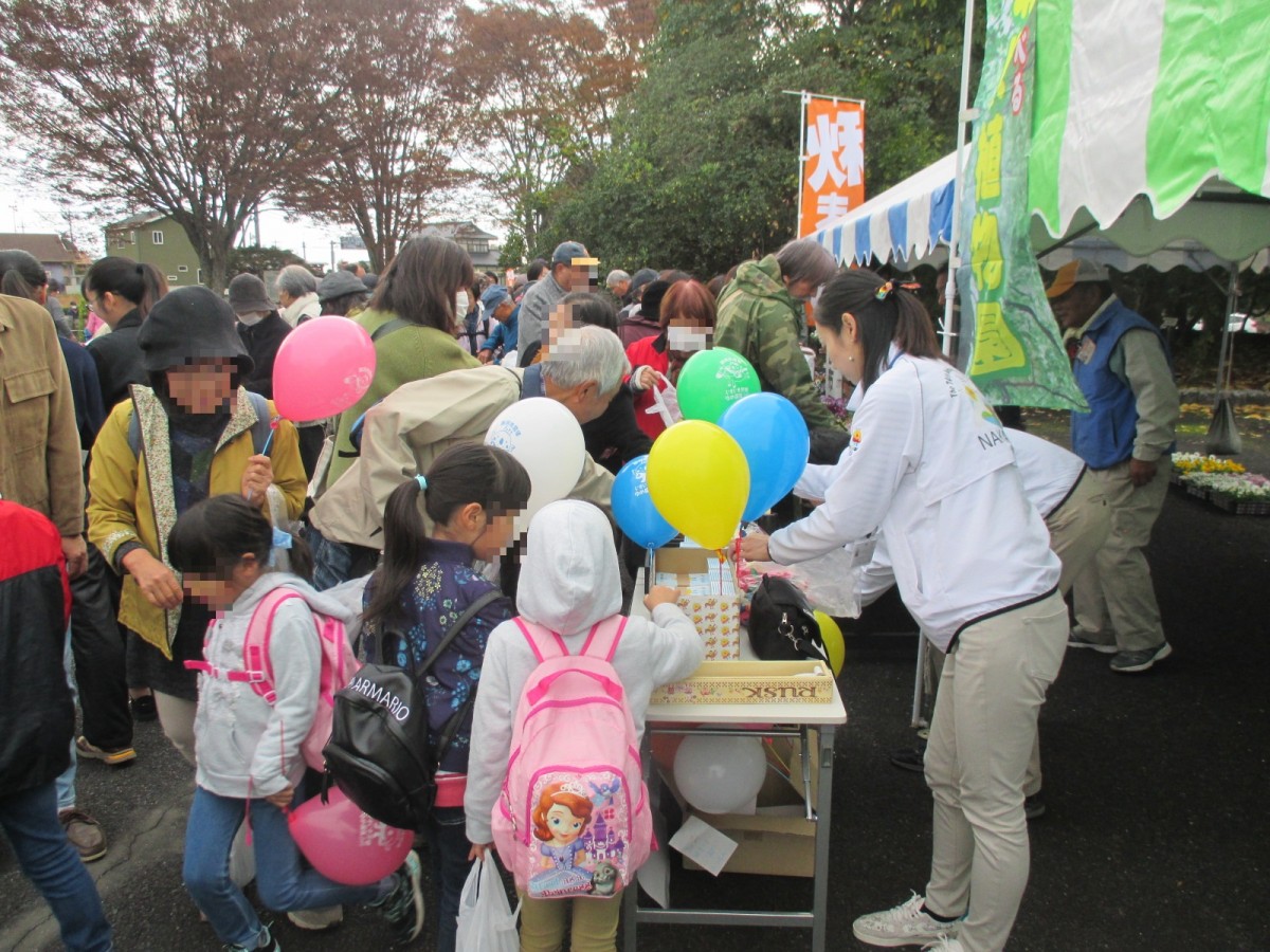茨城県植物園の秋まつりでPRを行いましたの写真