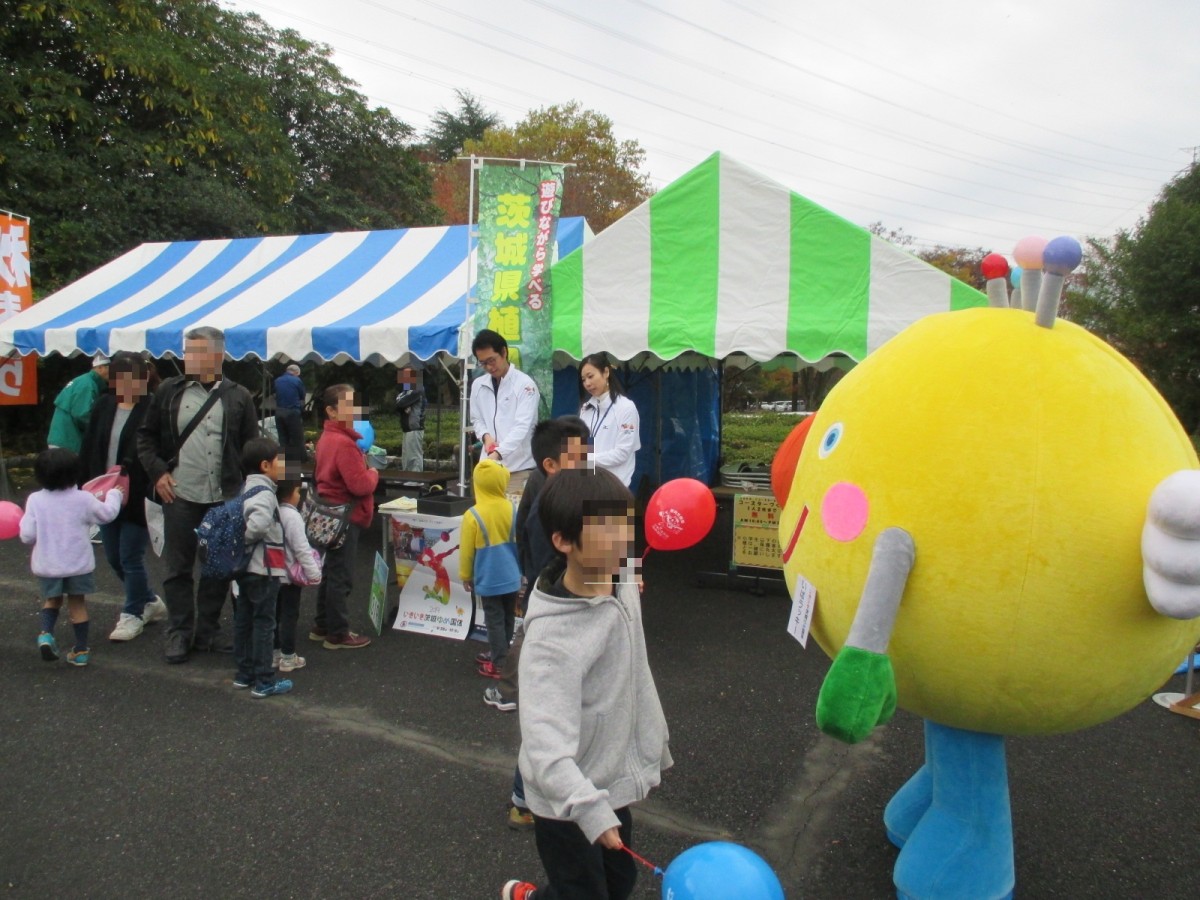 茨城県植物園の秋まつりでPRを行いましたの写真