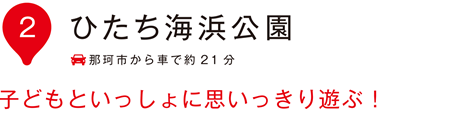 ひたち海浜公園 子供といっしょに思いっきり遊ぶ！