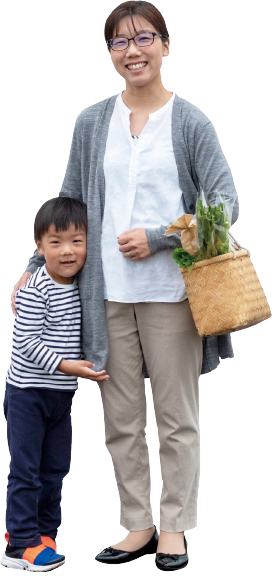 秋山さん親子