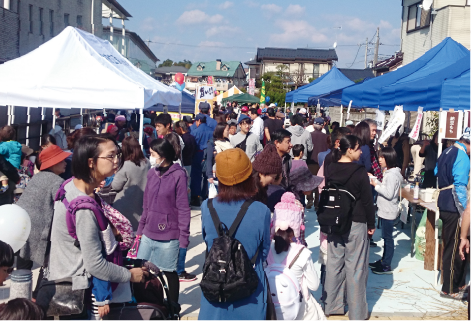 町のお祭り